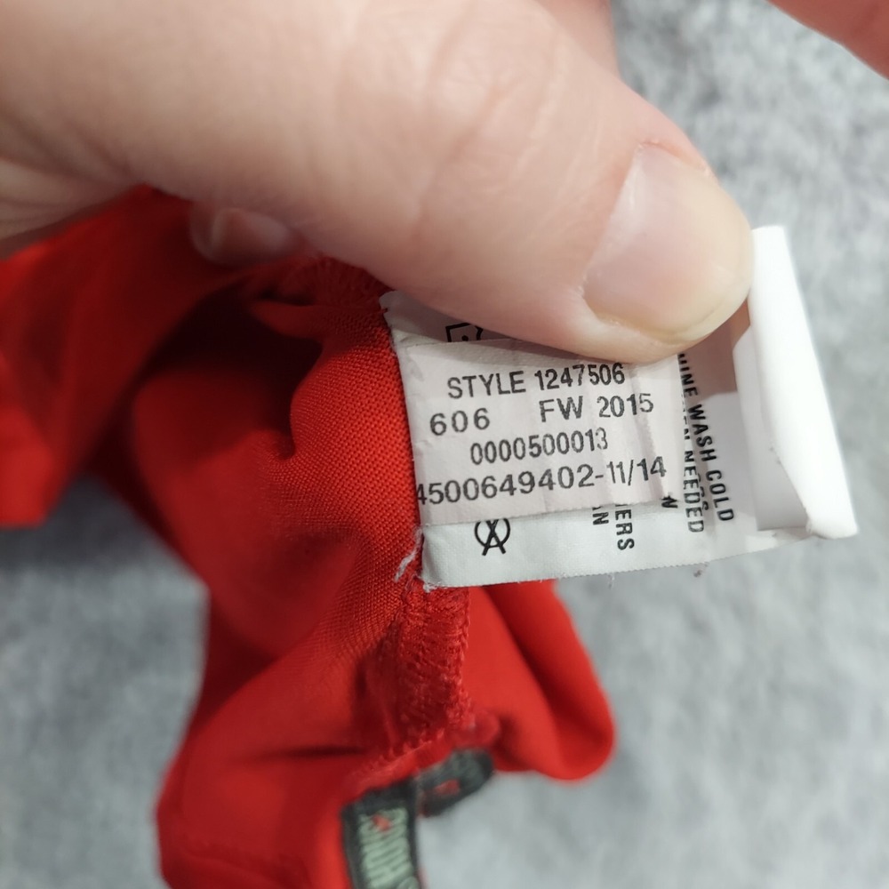 Under Armour Polo Shirt 2XL Men Red‎ Loose Heatgear Athletic Short Sleeve Polo - Picture 9 of 10